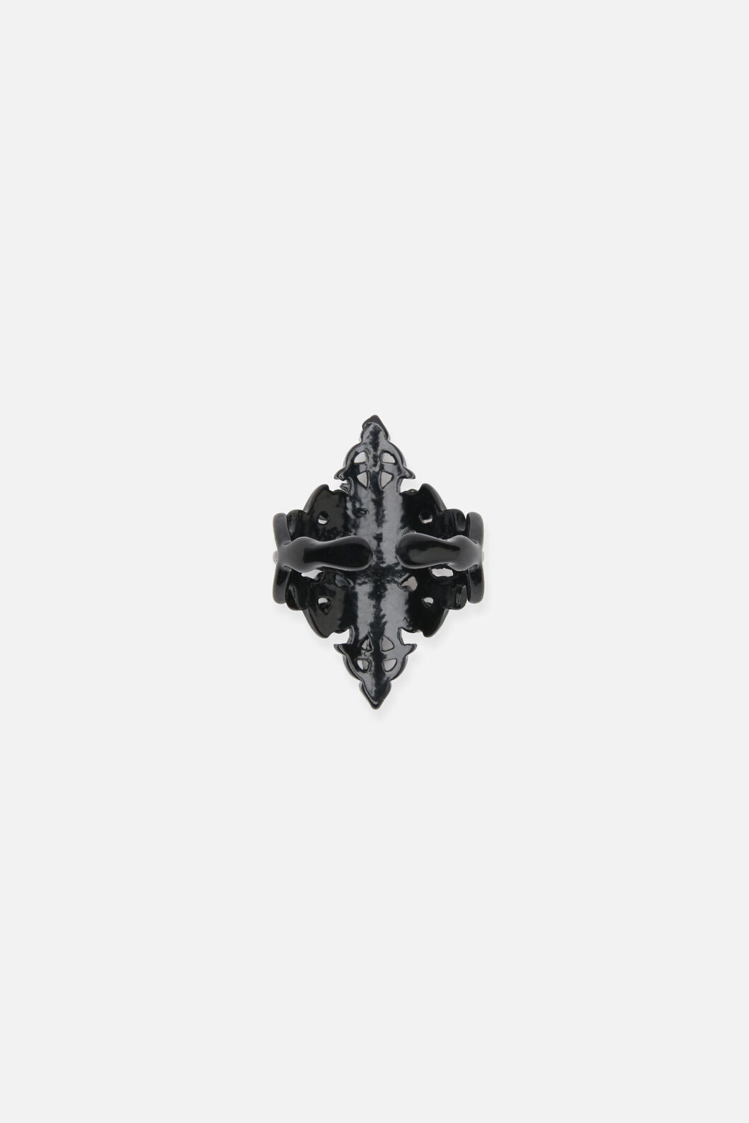Dangerfield NZ - Gothic Open Back Ring - black