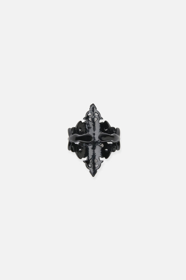 Dangerfield NZ - Gothic Open Back Ring - black