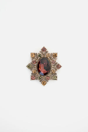 Dangerfield NZ - Gothic Diamante Brooch - multi