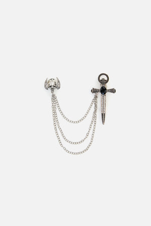 Dangerfield NZ - Archangel Chain Pin - silver