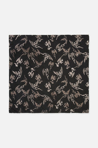 Dangerfield NZ - Archangel Satin Scarf - black