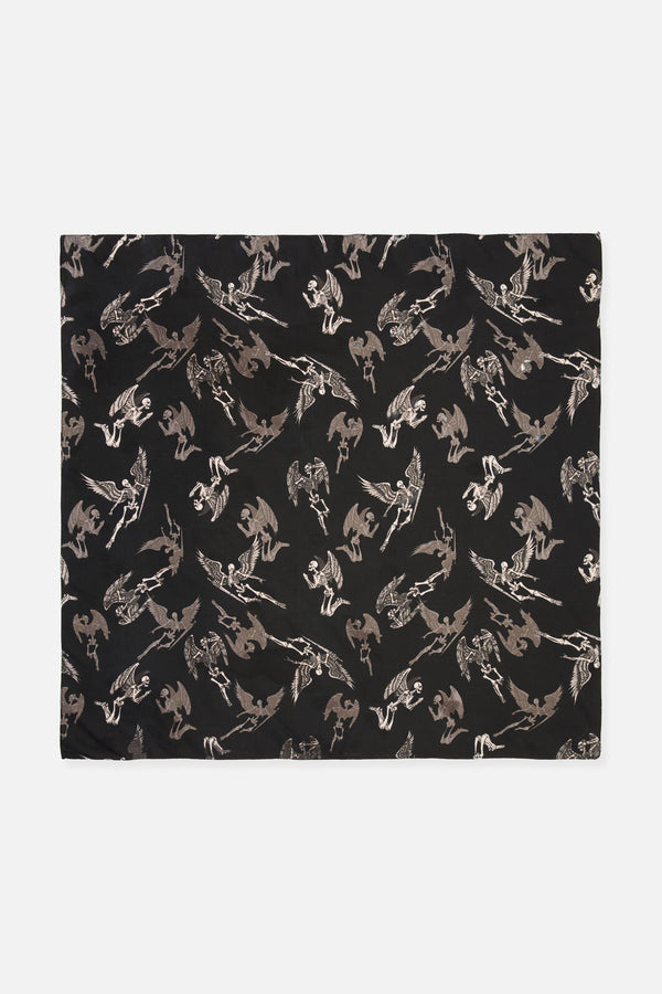 Dangerfield NZ - Archangel Satin Scarf - black