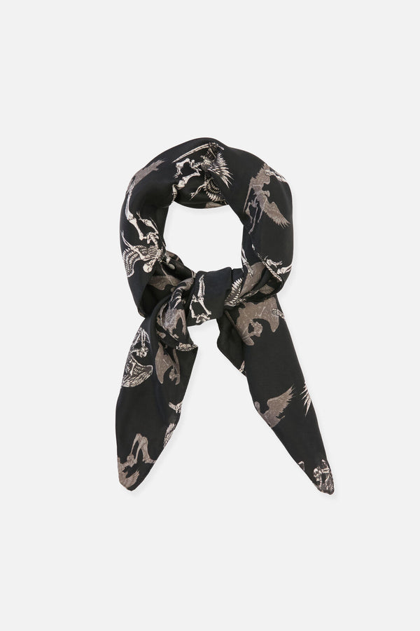 Dangerfield NZ - Archangel Satin Scarf - black