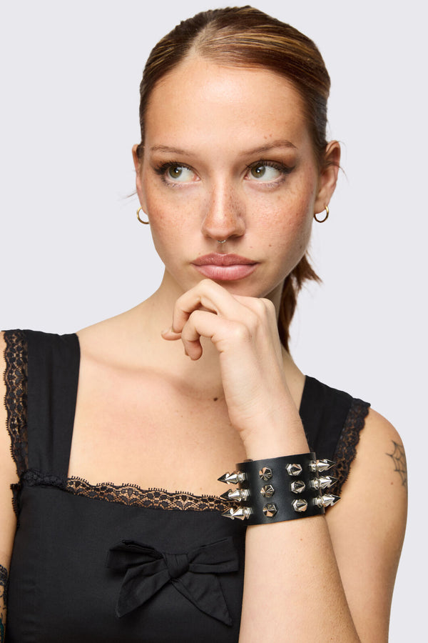 Dangerfield NZ - Wide Stud Cuff - black