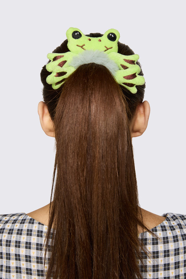 Dangerfield NZ - Frog Scrunchie - green