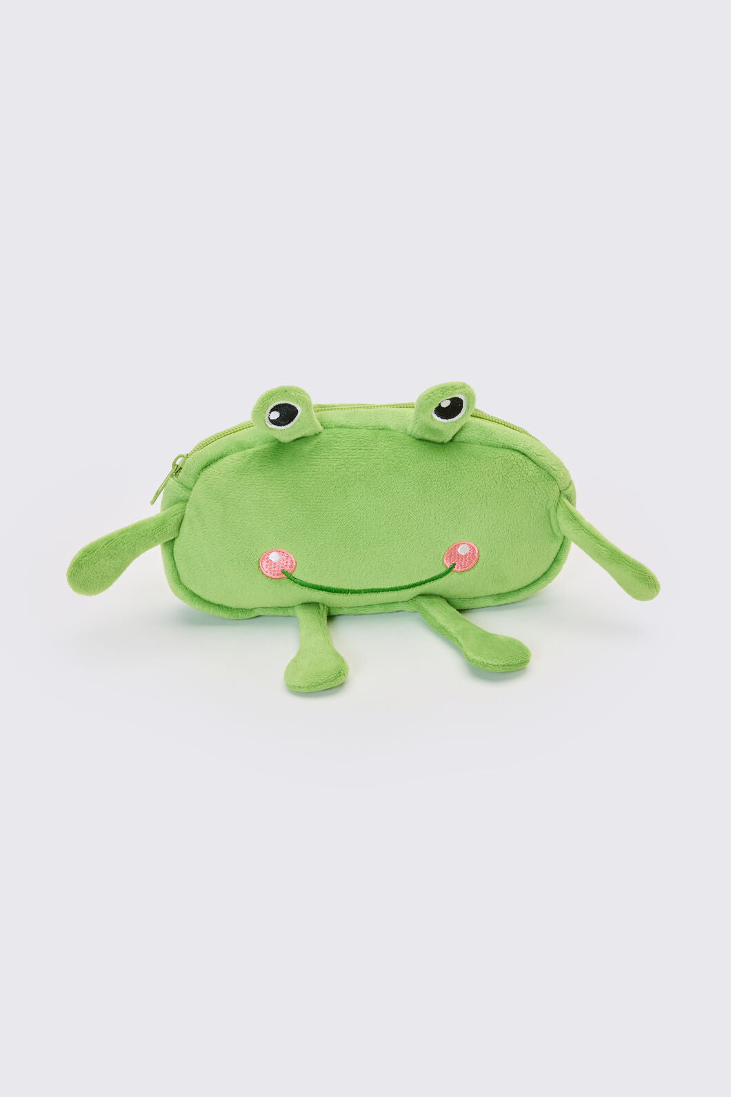 Dangerfield NZ - Frog Plush Pencil Case - green