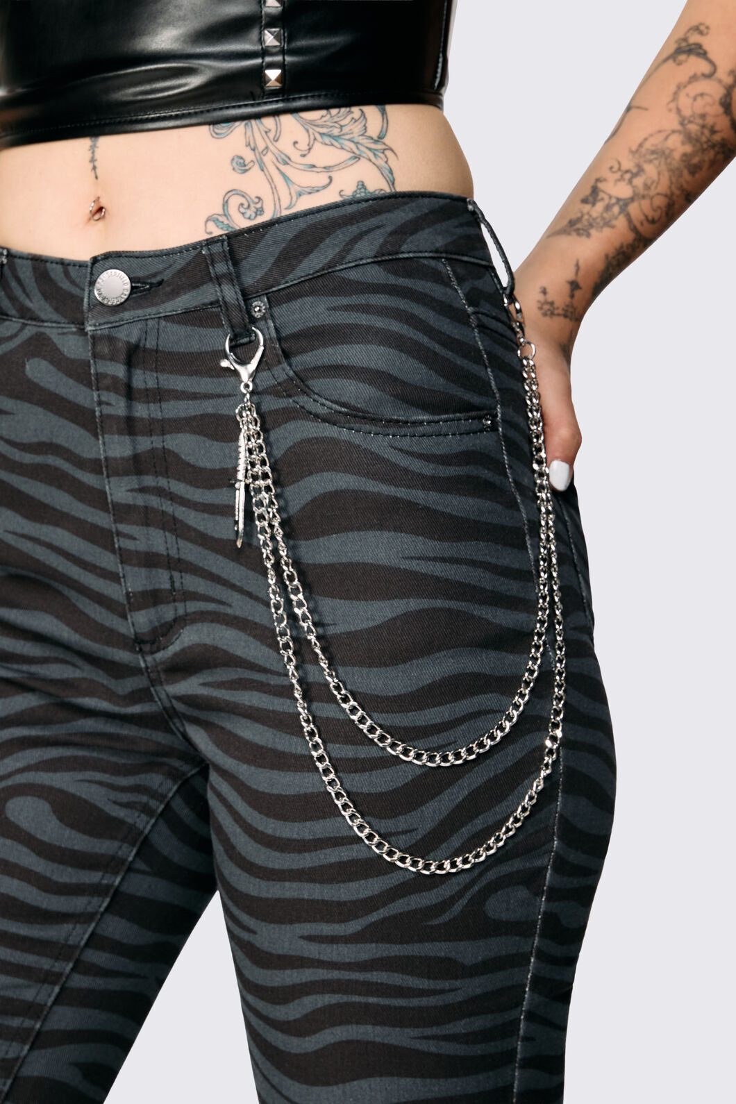 Dangerfield NZ - Dagger Charm Jean Chain - silver