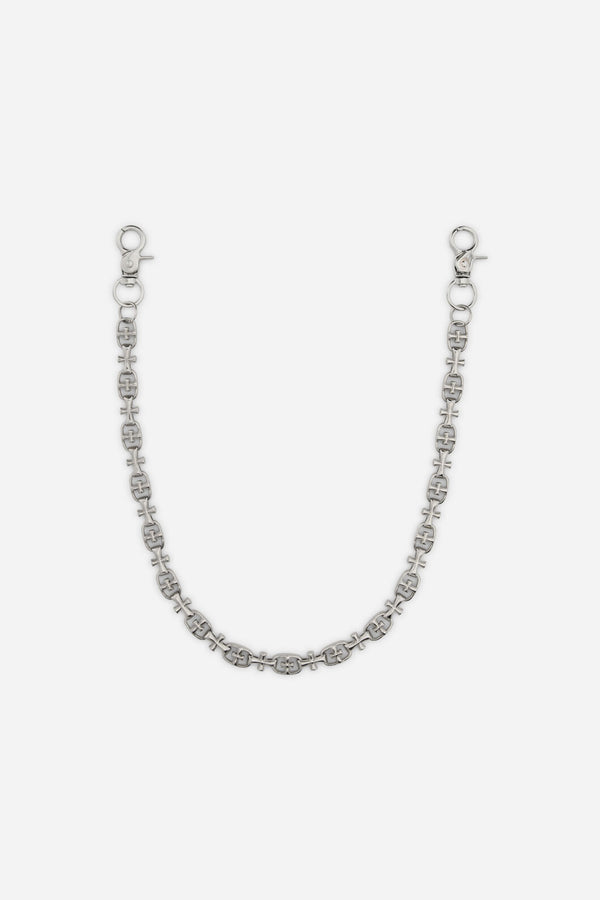 Dangerfield NZ - Crosses Chunky Jean Chain - silver