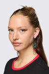 Dangerfield NZ - Gothic Bat Drop Earrings - multi