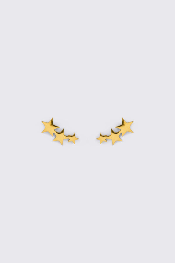 Dangerfield NZ - Golden Star Earrings - gold