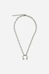 Dangerfield NZ - Circular Barbell Necklace - silver