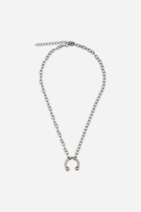 Dangerfield NZ - Circular Barbell Necklace - silver