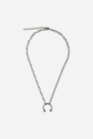 Dangerfield NZ - Circular Barbell Necklace - silver