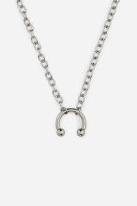 Dangerfield NZ - Circular Barbell Necklace - silver