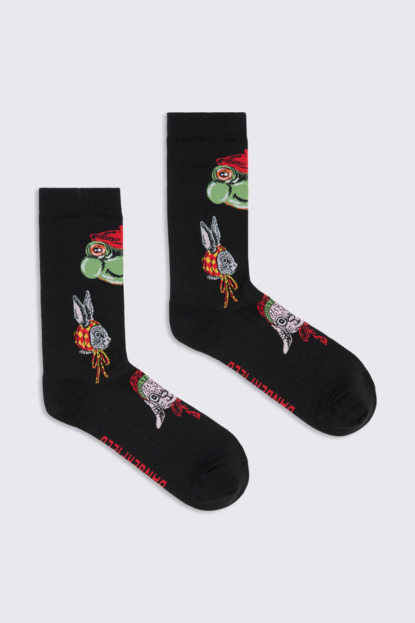 Dangerfield NZ - Bonnet Cutie Sock - black