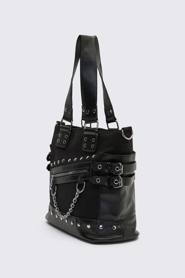 Dangerfield NZ - Stud Chain Bag - black
