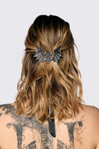 Dangerfield NZ - Bat Barrette Hair Clip - silver