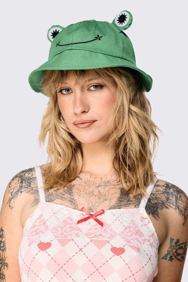Dangerfield NZ - Frog Hat - green