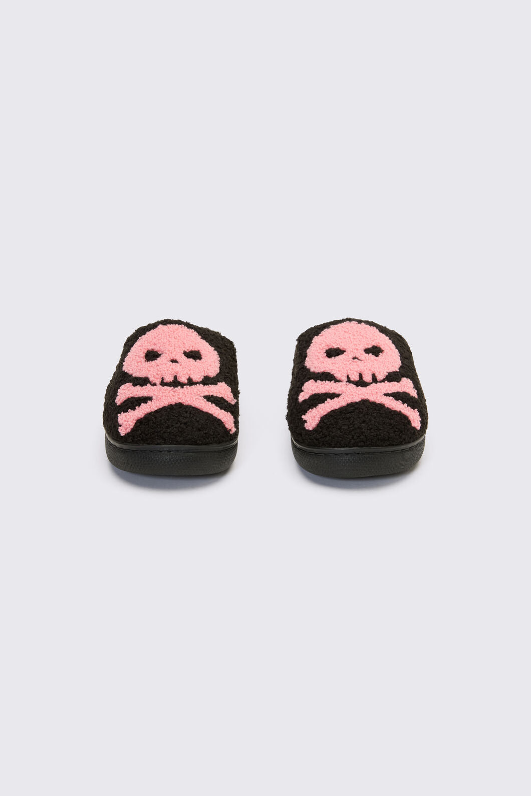 Dangerfield NZ - Skull & Crossbone Slippers - black-pink