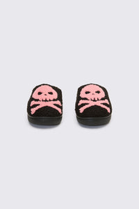 Dangerfield NZ - Skull & Crossbone Slippers - black-pink