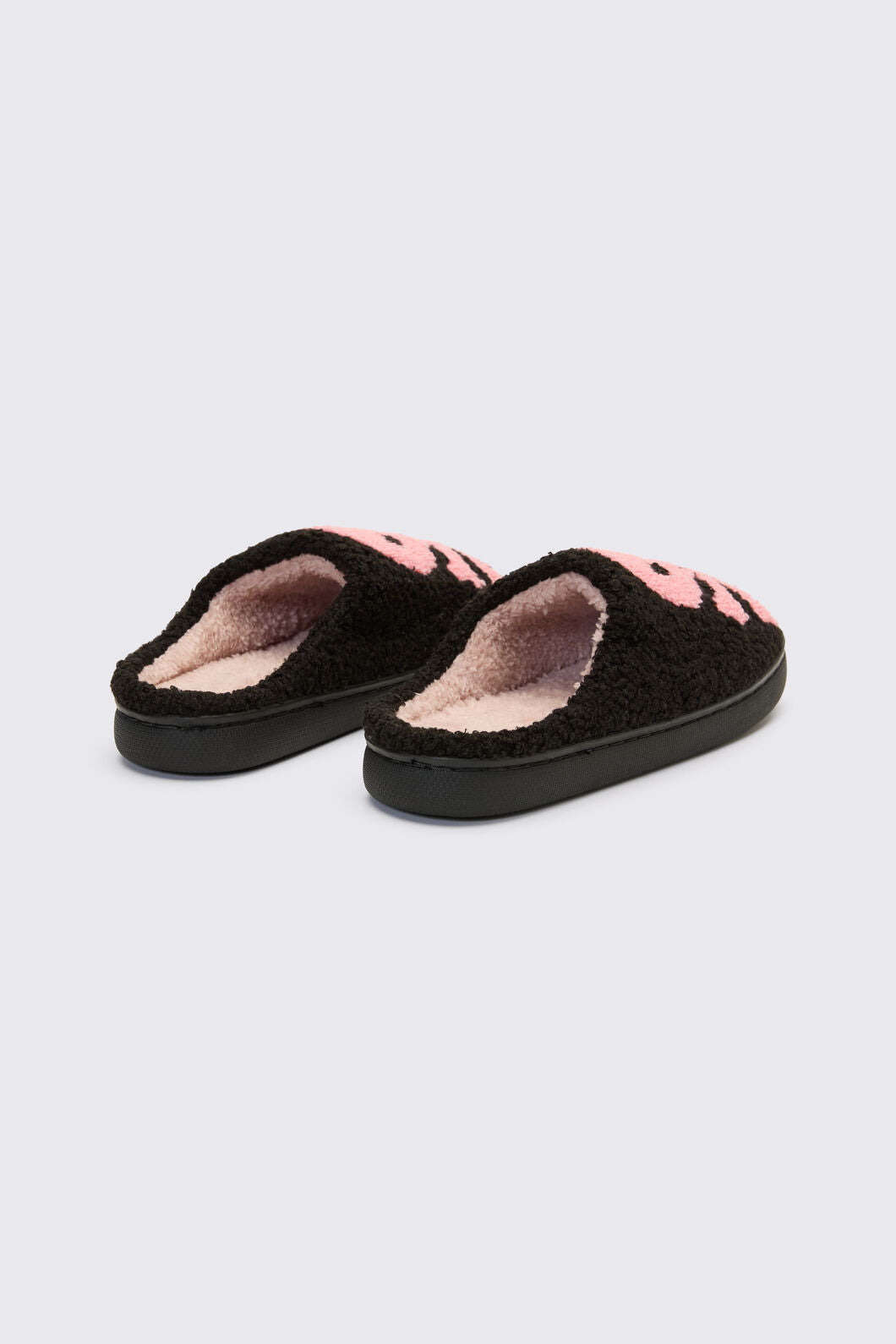 Dangerfield NZ - Skull & Crossbone Slippers - black-pink