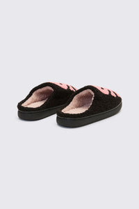 Dangerfield NZ - Skull & Crossbone Slippers - black-pink
