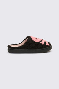 Dangerfield NZ - Skull & Crossbone Slippers - black-pink