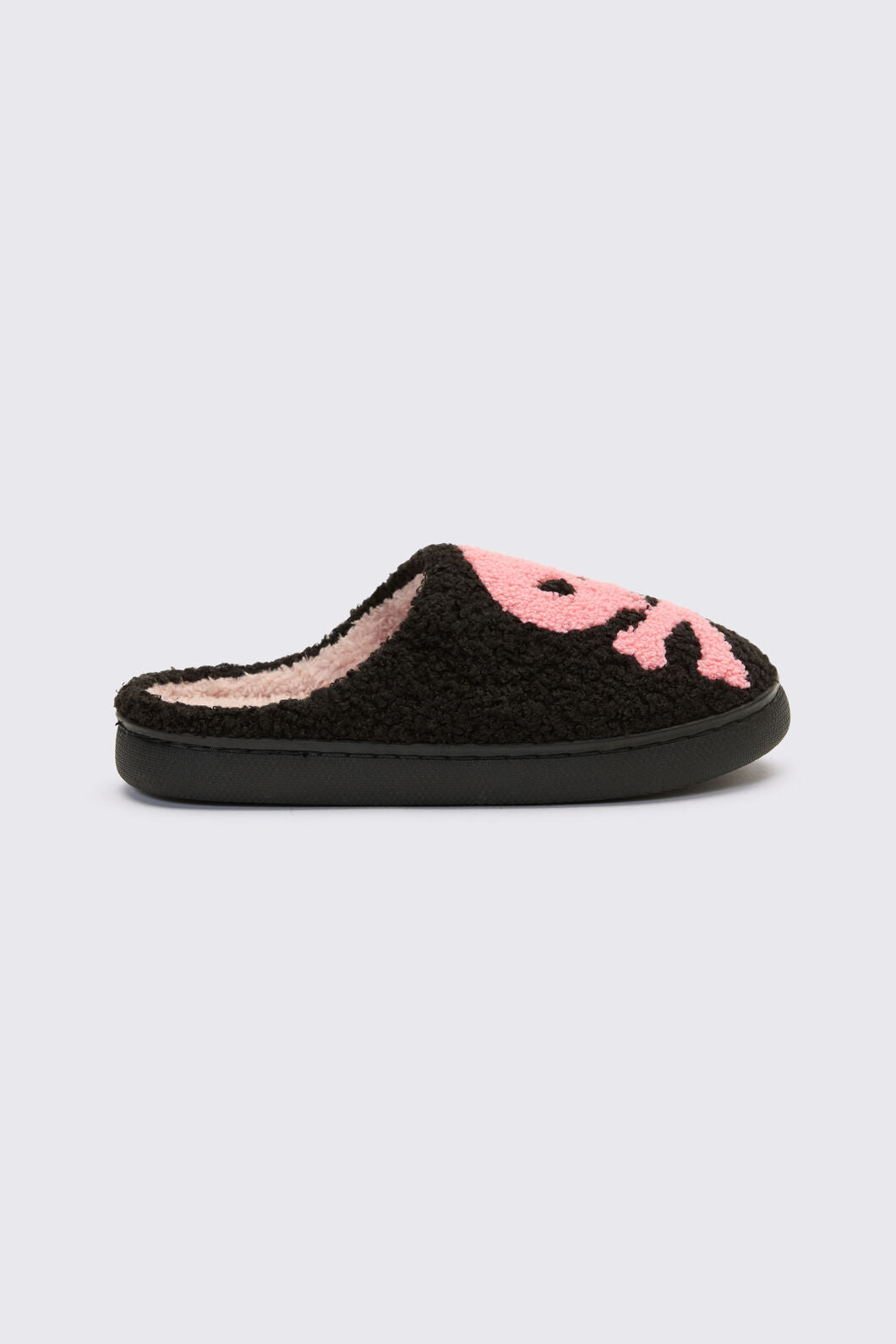 Dangerfield NZ - Skull & Crossbone Slippers - black-pink