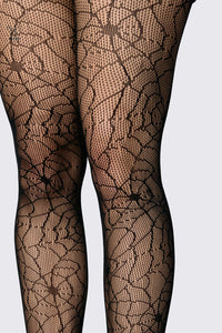 Dangerfield NZ - Spider Web Fishnet Tights - black