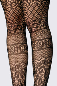 Dangerfield NZ - Fancy Fishnet Tights - black