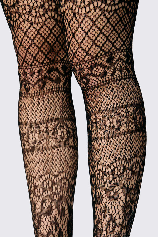 Dangerfield NZ - Fancy Fishnet Tights - black