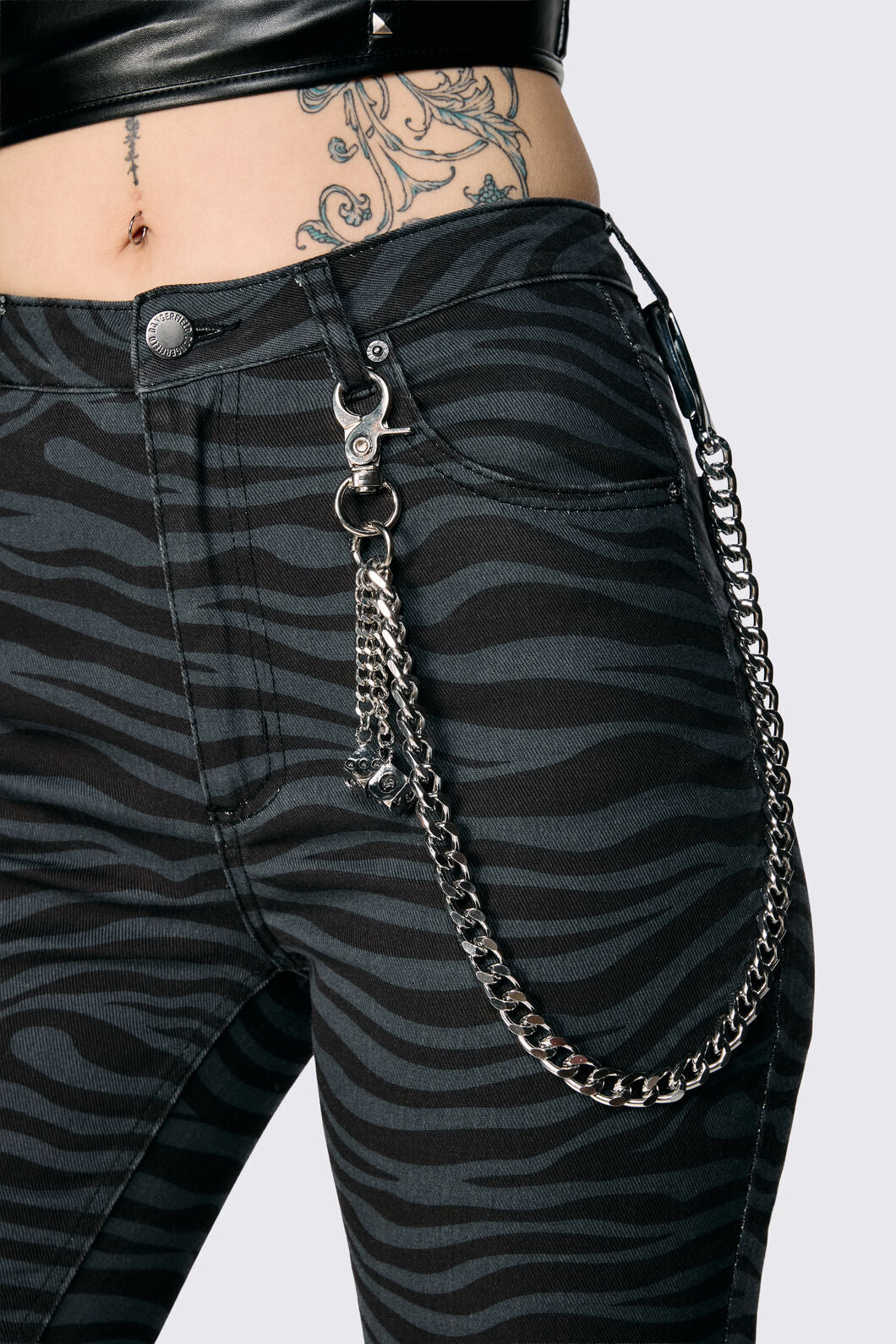 Dangerfield NZ - Roll The Dice Jean Chain - silver