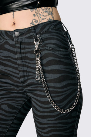 Dangerfield NZ - Roll The Dice Jean Chain - silver