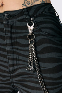 Dangerfield NZ - Roll The Dice Jean Chain - silver