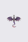 Dangerfield NZ - Dragon Brooch - purple