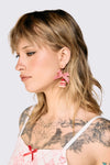 Dangerfield NZ - Cake Bow Earrings - red