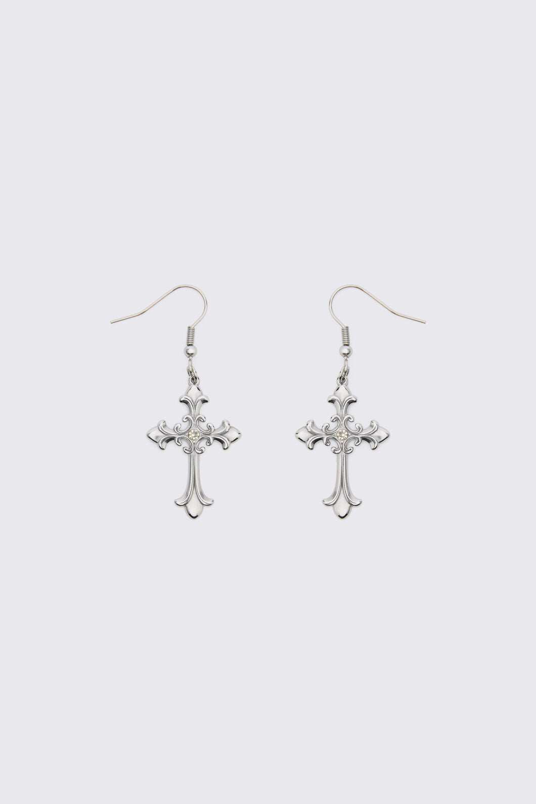 Dangerfield NZ - Crucifix Earrings - silver