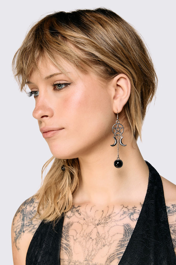 Dangerfield NZ - Occult Earrings - silver