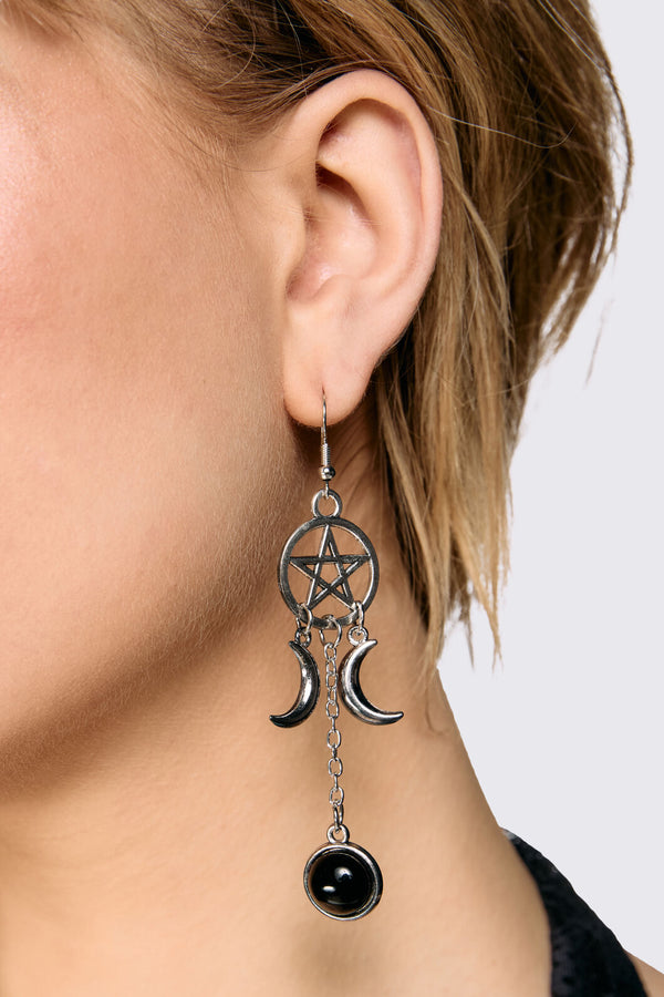 Dangerfield NZ - Occult Earrings - silver