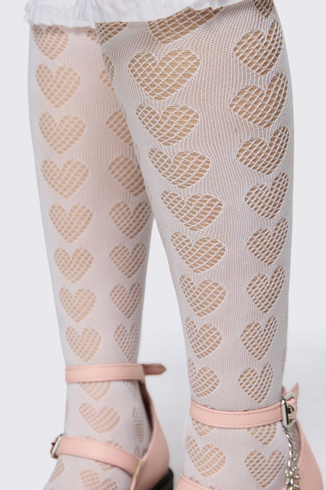 Dangerfield NZ - White Heart Lace Socks - white