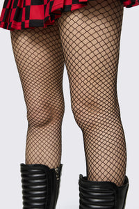 Dangerfield NZ - Black Fishnet Tights - black