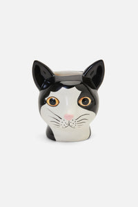 Dangerfield NZ - Cat Vase - black-white