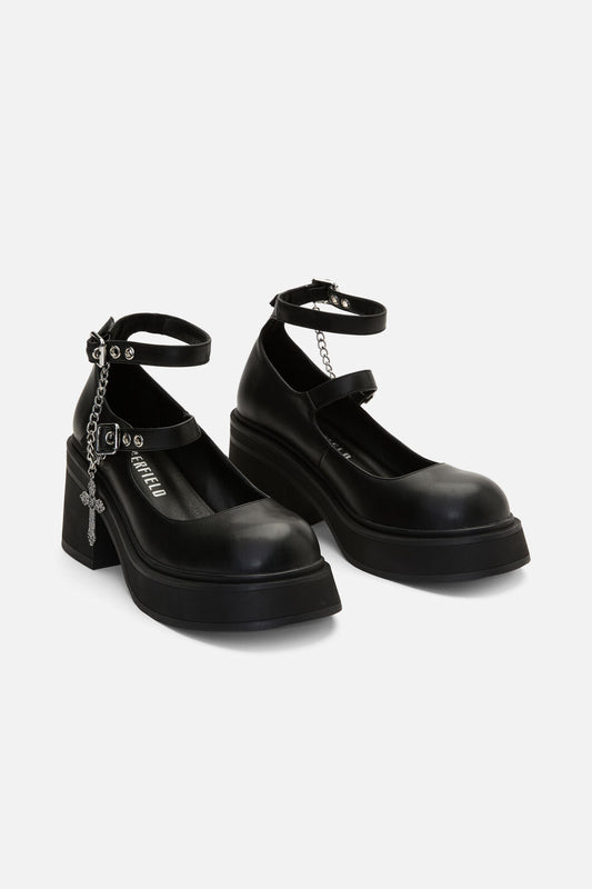 Dangerfield NZ - Cross Charm Shoe - black