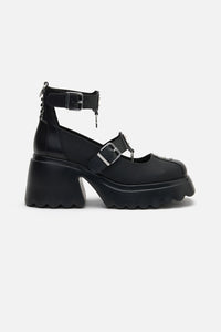 Dangerfield NZ - Spike & Ring Mary Jane - black