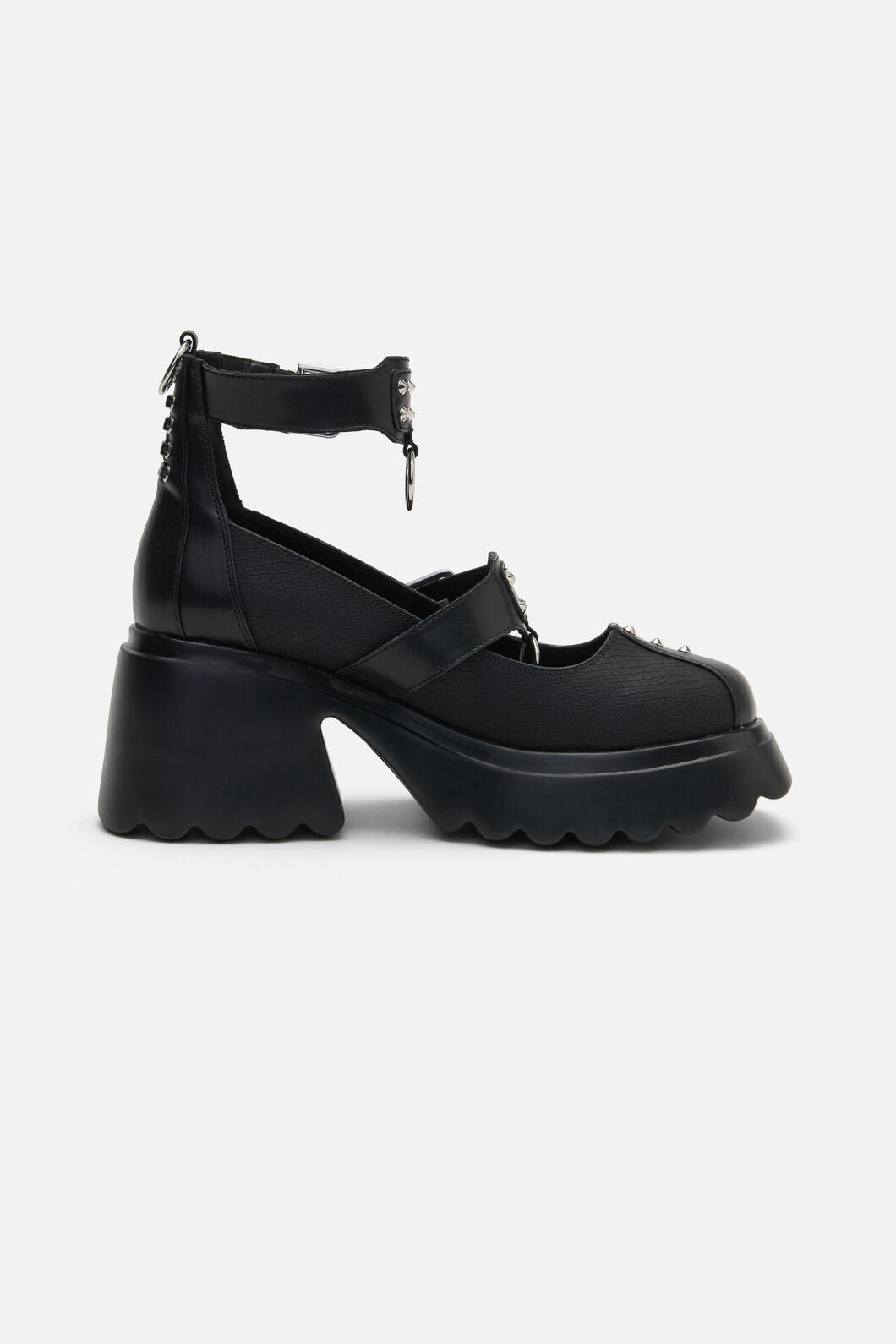 Dangerfield NZ - Spike & Ring Mary Jane - black