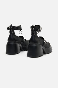 Dangerfield NZ - Spike & Ring Mary Jane - black