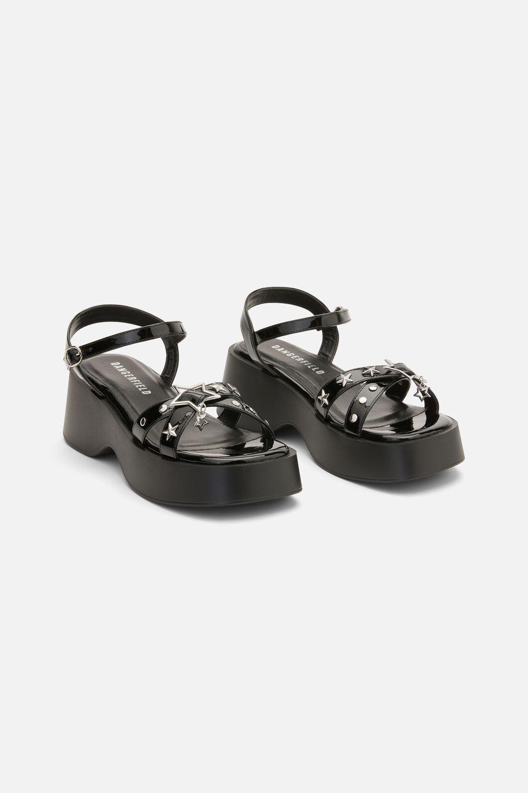 Dangerfield NZ - Charming Platform Sandals - black
