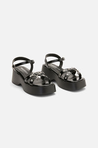 Dangerfield NZ - Charming Platform Sandals - black