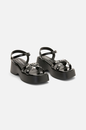 Dangerfield NZ - Charming Platform Sandals - black