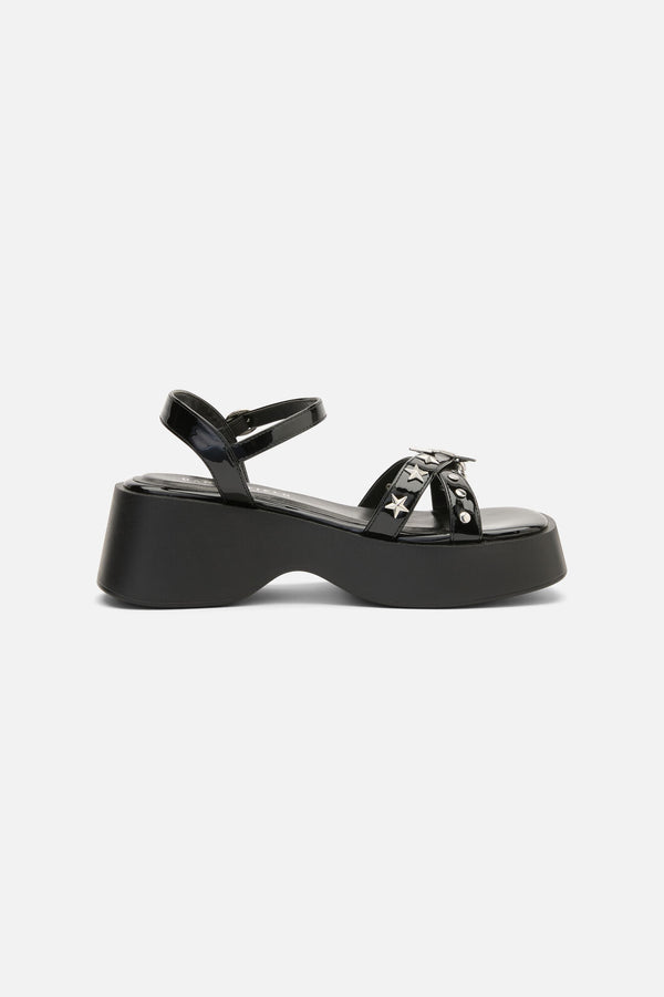 Dangerfield NZ - Charming Platform Sandals - black